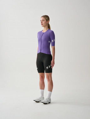 Womens Aeon Bib Shorts - Black/White