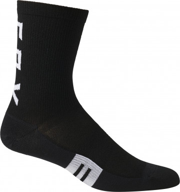 6" Flexair Merino Sock Black