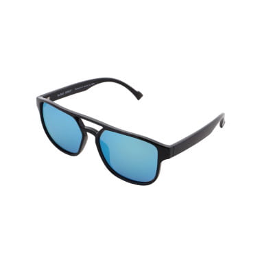 COBY RX Sonnenbrille - Black/Smoke with Blue Mirror