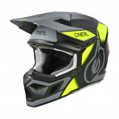 3SRS Helm VISION black/neon yellow/gray
