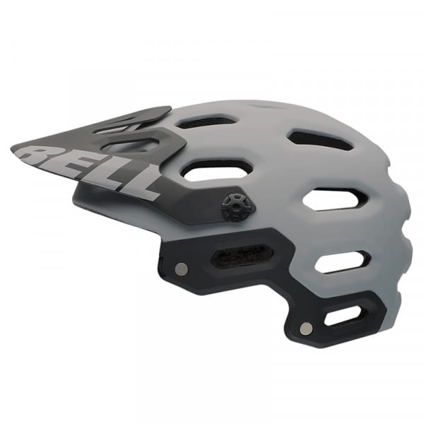 Super 2 Enduro Helm 2015 - grau schwarz