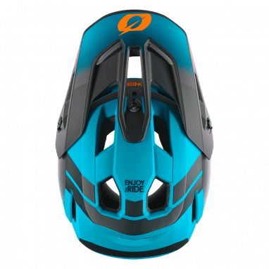 SL1 Casco STRIKE - nero/teal