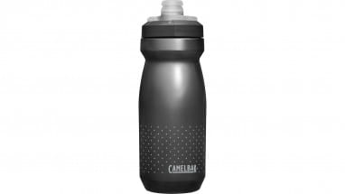 Podium water bottle 620 ml - black / silver