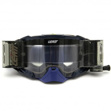 Velocity 5.5 Goggle with Roll-Off System Clear - Dark Blue/Neon Yellow