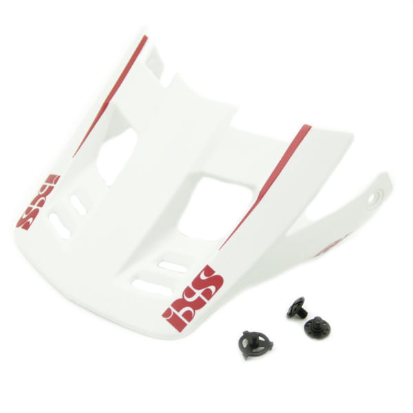 Visor + Pins for Helmet Xult - Red/White