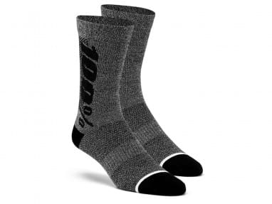 Chaussettes Rythym (merino) - Charcoal/Heather