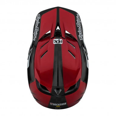 D4 Carbon - Fullface Helm - Corsa Sram Rood - Rood/Zwart/Wit
