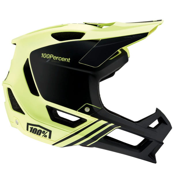 Casco Trajecta - Giallo chiaro/Nero