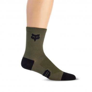 6" Ranger Sock - Olive Green