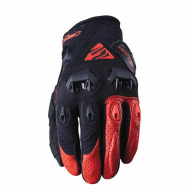 Handschuhe Stunt Evo - schwarz-rot