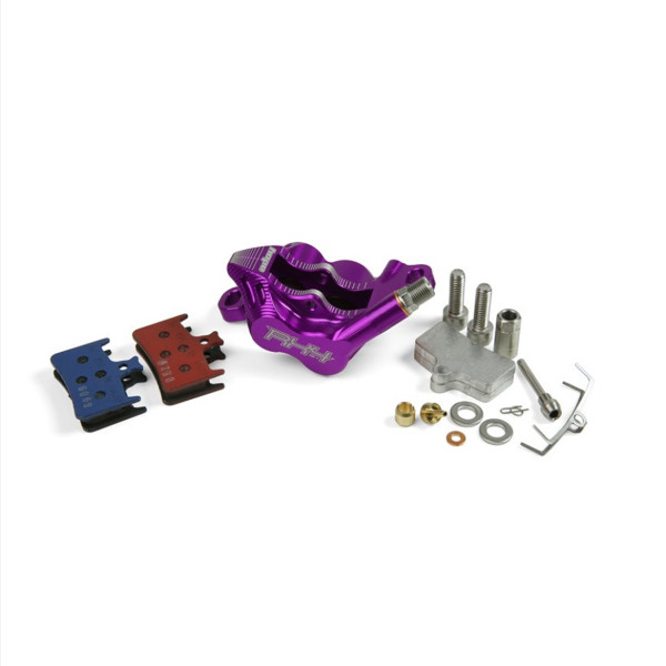 RX4 Bremssattel Postmount Complete - Shimano - Purple