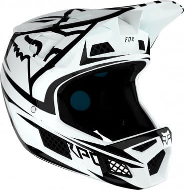 Rampage Pro Carbon Helm - Weiß