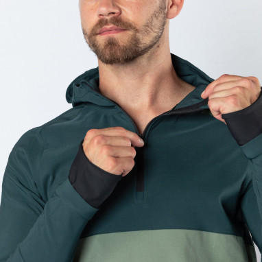 Carve 1.0 Hooded Jersey duckgreen-sage