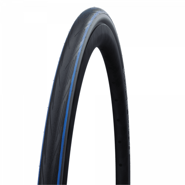 Lugano II folding tire - 25-622 (700x25C) - KevlarGuard - Blue stripe unpacked
