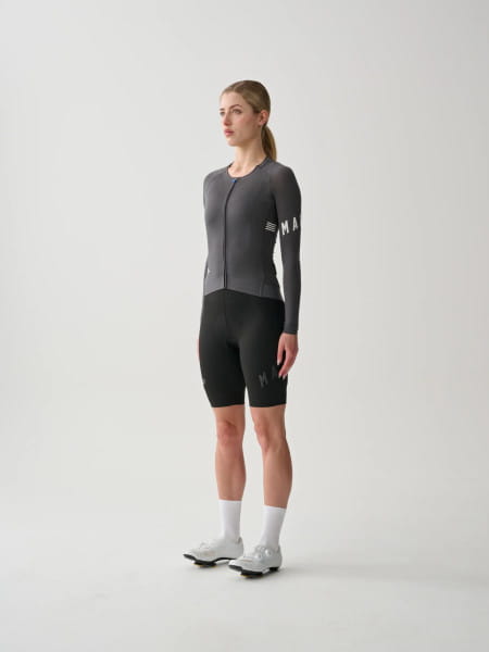 Womens Aeon Bib Shorts - Black/Black