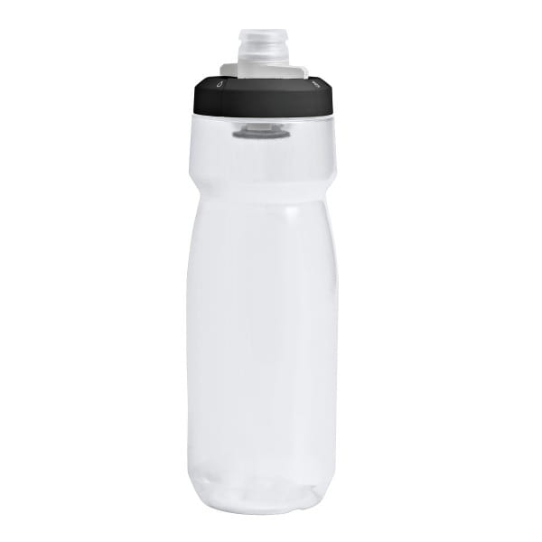 Bottiglia per bere Podium 710 ml - Trasparente / Nero