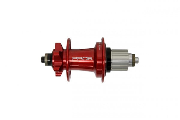 Pro 5 Hinterradnabe 32 Loch - rot - Shimano Microspline Freilauf