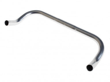 Bull Horn Road Lenker 360mm 25.4mm - silber