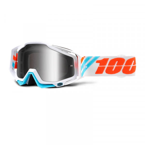 Racecraft Goggle Anti Fog Mirror Lens - Calculus Ice