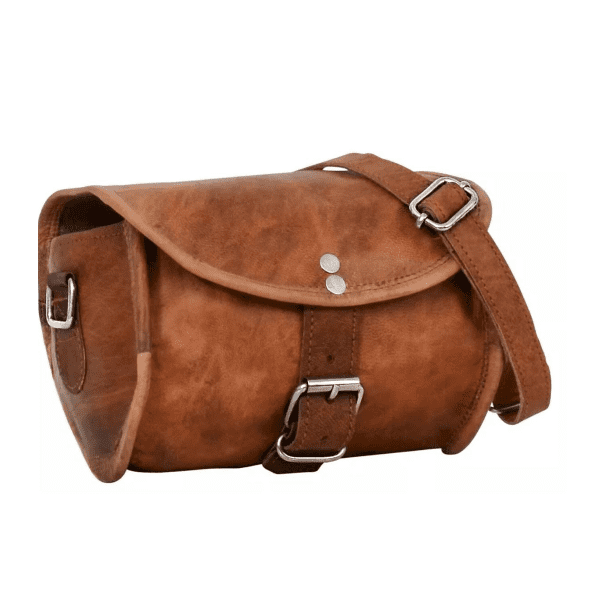 Rudi A Lederlenkertasche - Braun