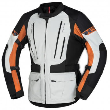 Tour jacket Lennik-ST black-light gray-brown