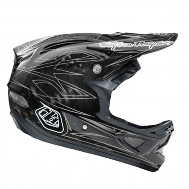 D3 Helmet Pinstripe II CF Black