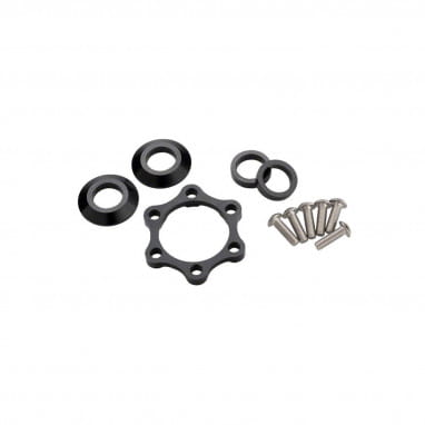 Booster adapter kit for front wheel hubs - Black