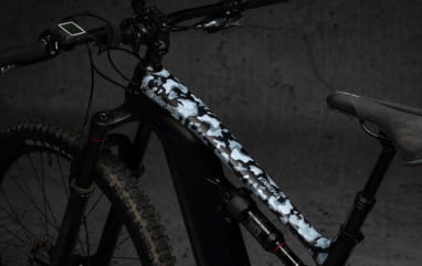 Kit de protection pour cadre de vélo électrique Camo - White Matt