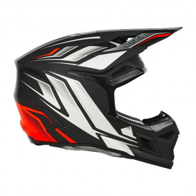 3SRS Casco giovanile VERTICAL nero/bianco