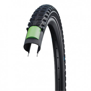 Marathon GT 365 clincher tire - 28x2.00 inch - Four Season - reflective stripes - black