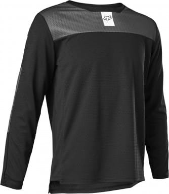 Youth Defend Long Sleeve Jersey - black