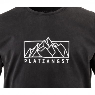 T-Shirt Mountain Logo Schwarz