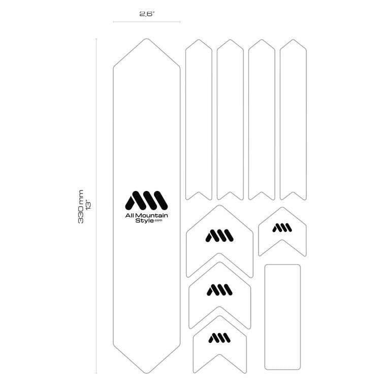 AMS All Mountain Style Honeycomp Frame Guard XL camo Rahmenschutz BMO Bike Mailorder