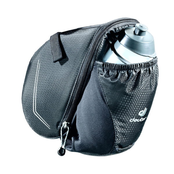 Bike Bag Bottle Saddle Bag with Bottle Compartment - Black