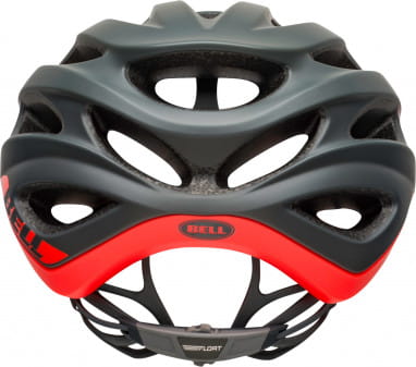 FORMULA Bike Helmet - matte/gloss gray/infrared