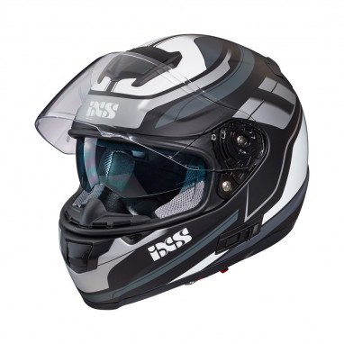 215 2.0 motorcycle helmet matte black grey white