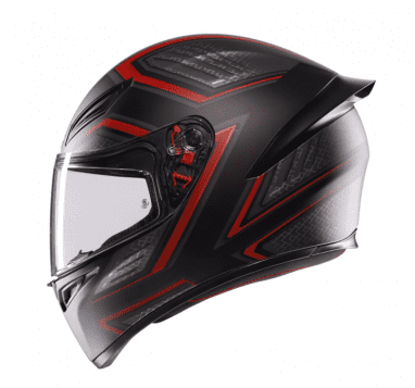 K1 S Helm E2206 - SLING Matt Black/Red