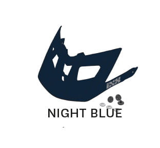 Visière pour Trail RS EVO XS - bleu nuit