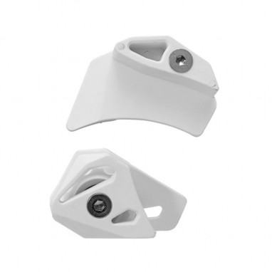 Upper+Lower Guide conversion kit for X1 chain guide - white