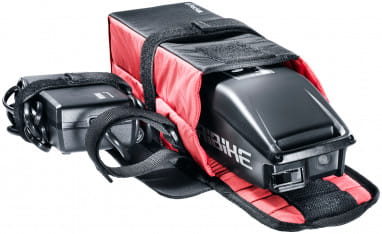E-Pocket Battery Bag - Black/Red