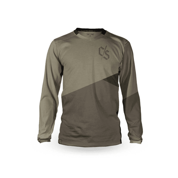 C/S Heritage Jersey à manches longues - Beige/Grey/Green