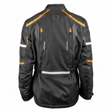 Jacket Dayton - black-orange fluo