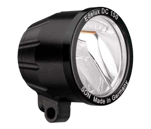 Edelux DC 170 -headlight for e-bikes - black anodized