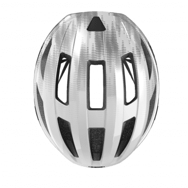 Macator Fahrradhelm - Weiss/Silber