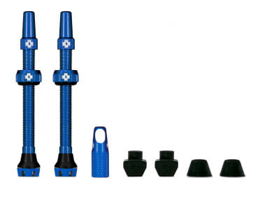 V2 valves for tubeless tires - blue - MTB & Road
