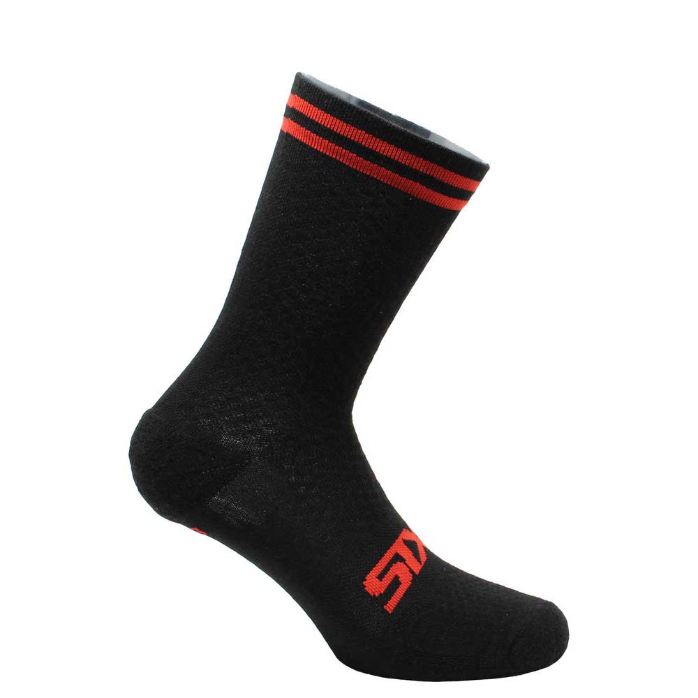 Socks short MERINOS SOCKS black-red | Motocross socks | Motocross ...