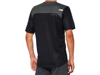 Airmatic Short Sleeve Jersey - Zwart/Charcoal