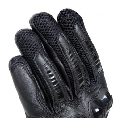 MIG 3 Unisex Lederhandschuhe - Black/Black