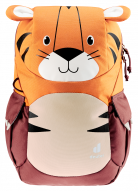 Kikki Kinderrucksack - mandarine-redwood