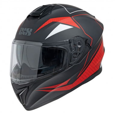 216 2.0 Motorcycle helmet - matte black-red